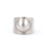 Bold Eye Ring in Silver/14K Gold - Alkisti Jewelry