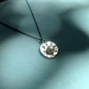 Sun Pendant with Pearl & Silver - Alkisti Jewelry