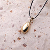 Liquid Drop Charm in Bronze/Silver - Alkisti Jewelry