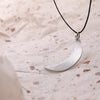Crescent Moon Charm in Silver - Alkisti Jewelry