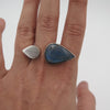 Open Drops Ring in Labradorite - Alkisti Jewelry