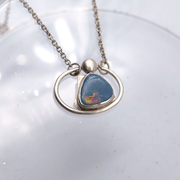 Small Fairy Necklace in Opal - Alkisti Jewelry