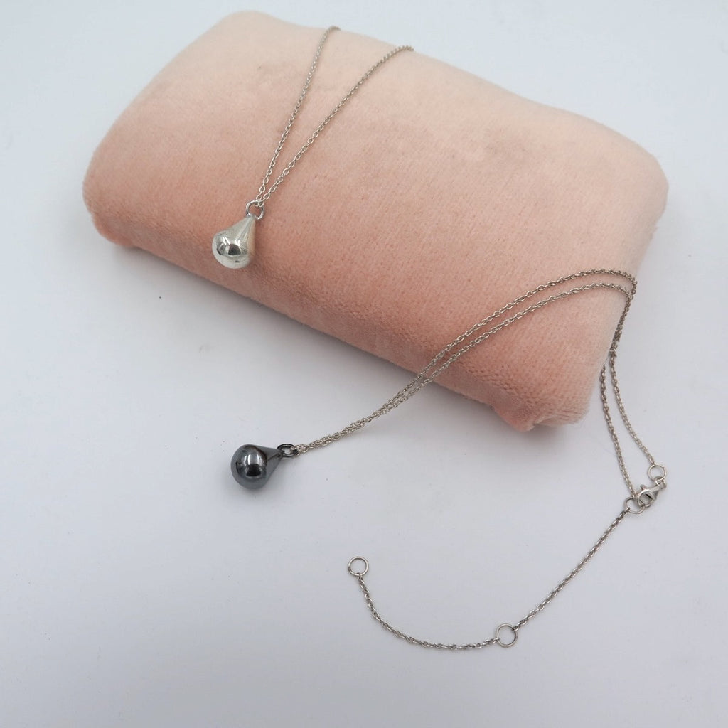 Droplet Necklace in Bronze/Silver/14K Gold - Alkisti Jewelry