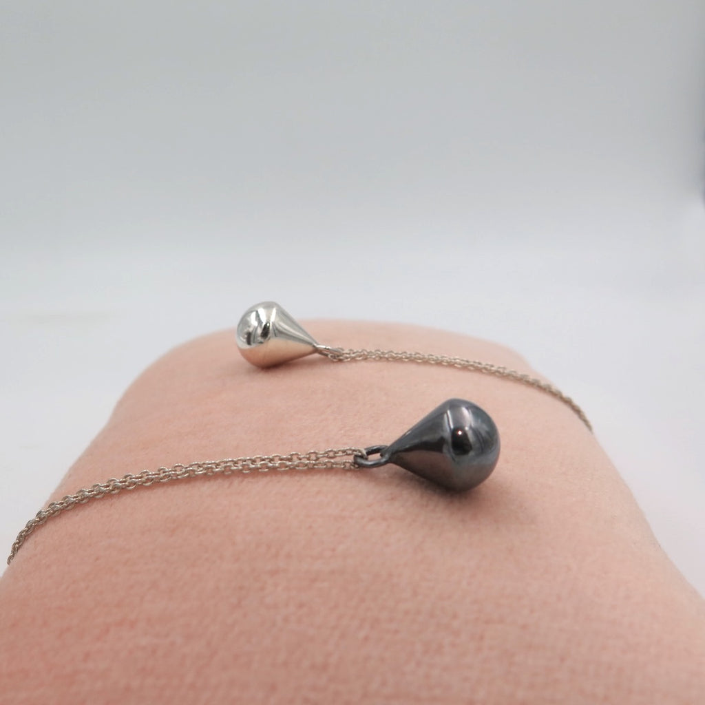 Droplet Necklace in Bronze/Silver/14K Gold - Alkisti Jewelry