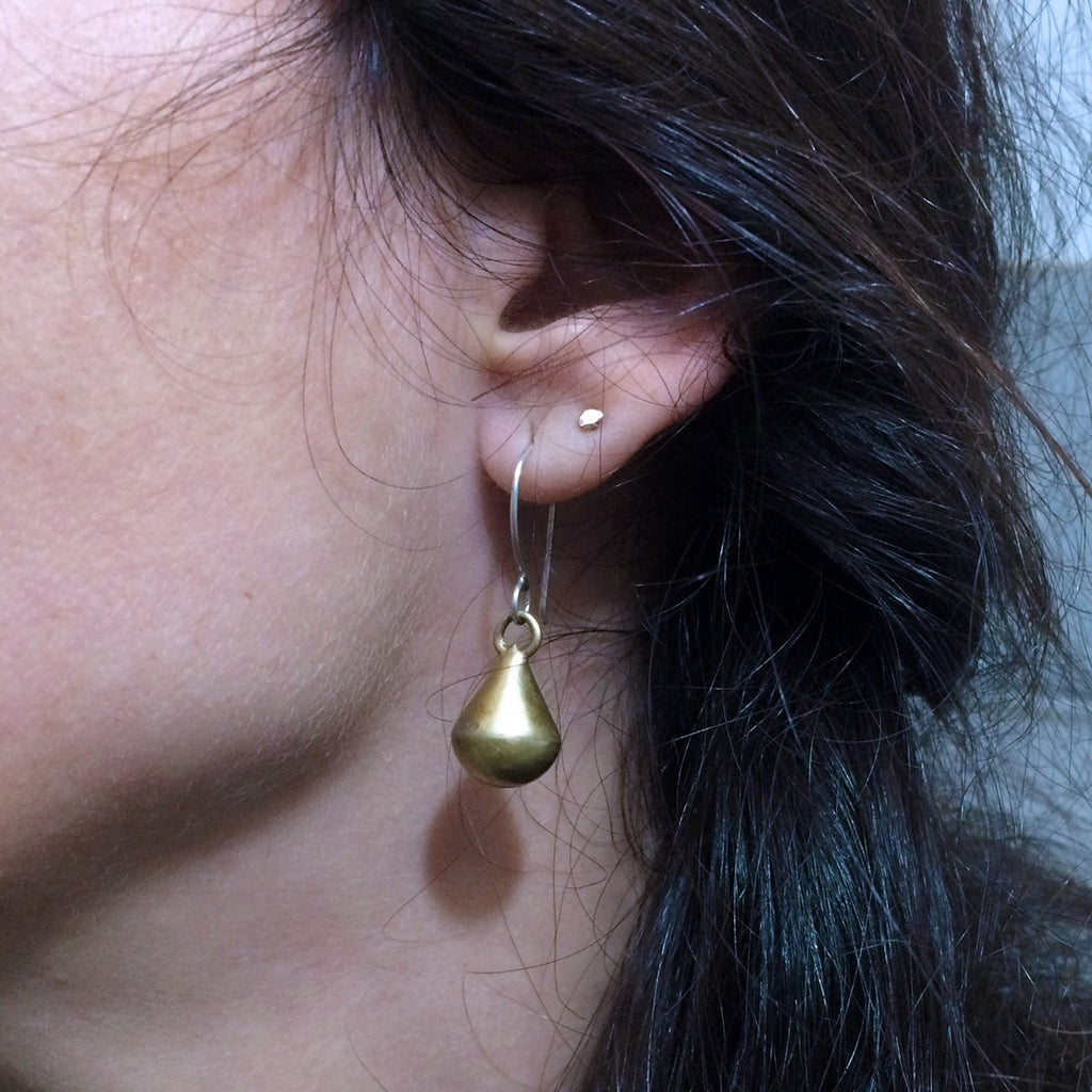 Droplet Earrings in Bronze/Silver/14K Gold - Alkisti Jewelry