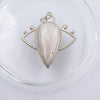 Snow Fairy Pendant in Selenite - Alkisti Jewelry
