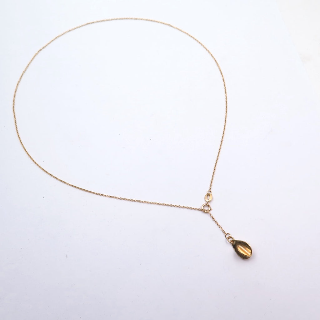 Anchor Lariat in 14K Gold - Alkisti Jewelry