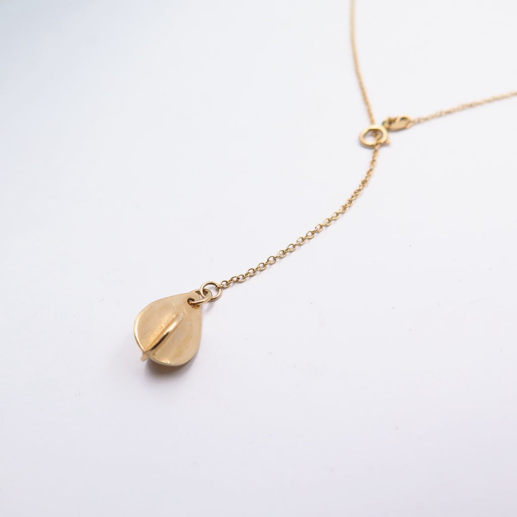 Anchor Lariat in 14K Gold - Alkisti Jewelry