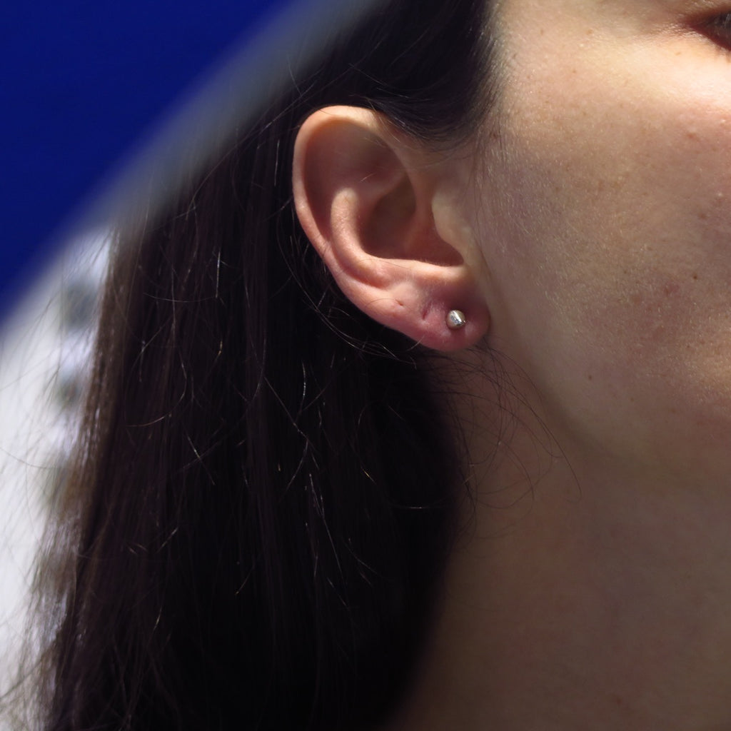 Spike Studs in Silver/14K Gold - Alkisti Jewelry