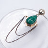 Silver Chandelier Single Earring in Amazonite - Alkisti Jewelry