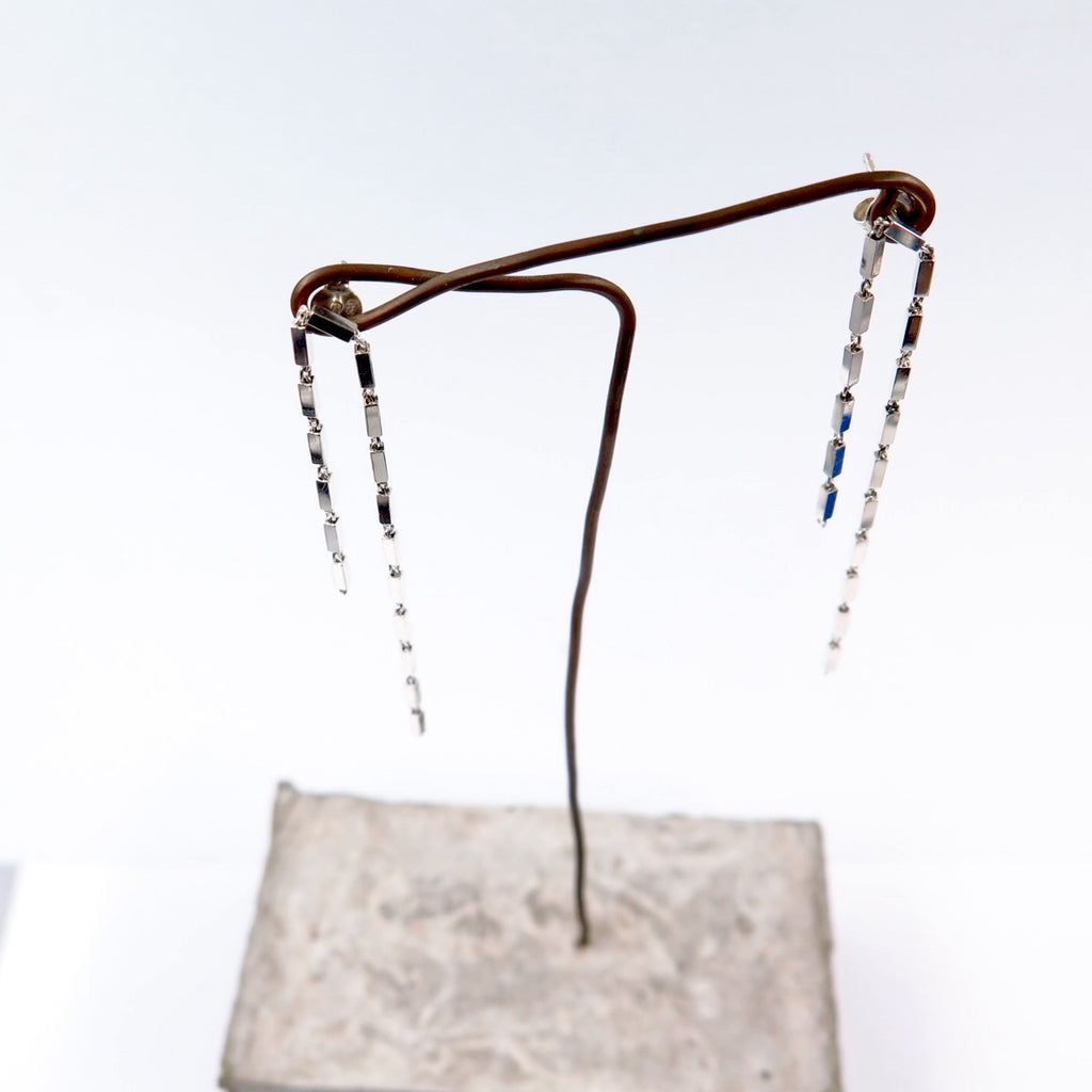 Long Island Earrings in Silver - Alkisti Jewelry