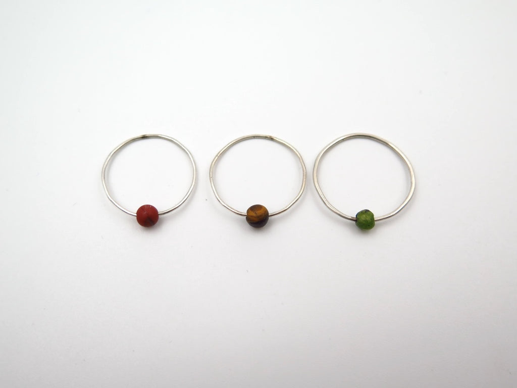 Planitaki Ring in Silver & Gemstones - Alkisti Jewelry