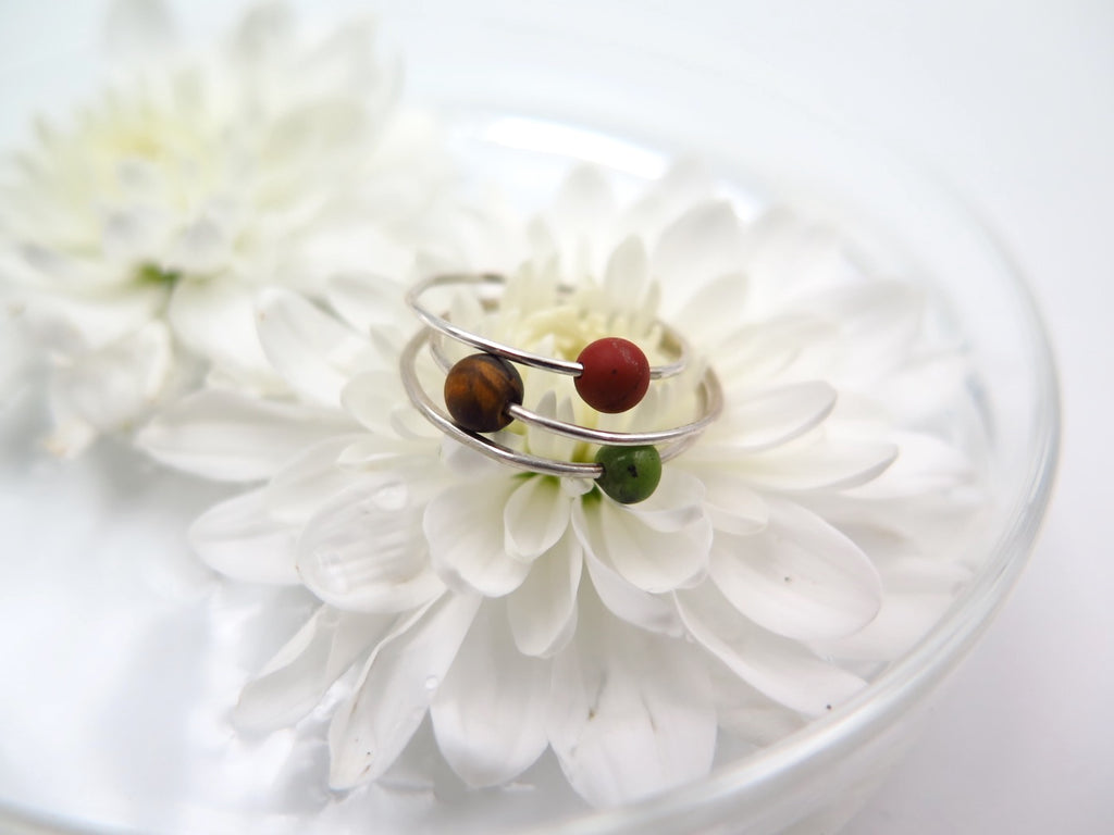 Planitaki Ring in Silver & Gemstones - Alkisti Jewelry