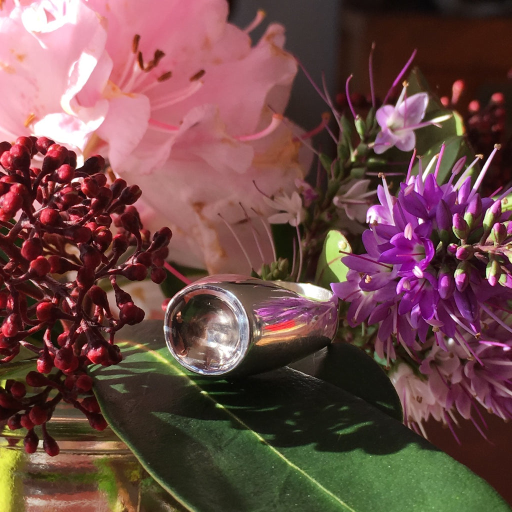 Volcano Ring in Bronze/Silver - Alkisti Jewelry