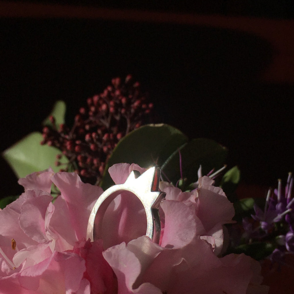 Corona Ring in Bronze/Silver - Alkisti Jewelry