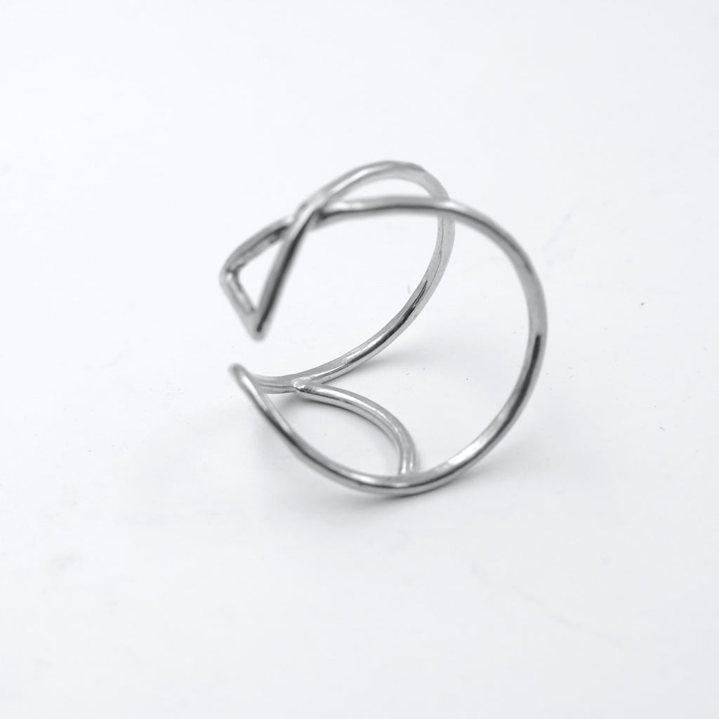 Fresh Fish Ring in Bronze/Silver - Alkisti Jewelry