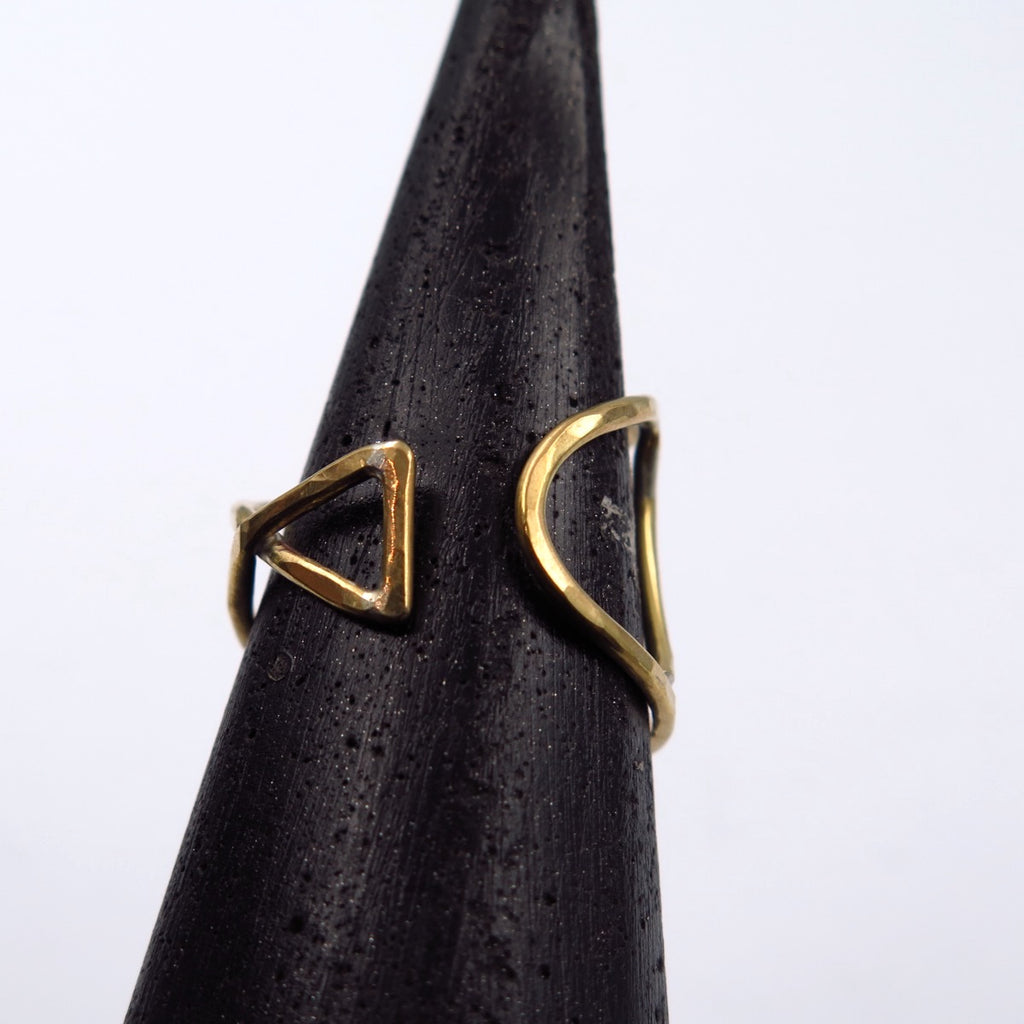 Fresh Fish Ring in Bronze/Silver - Alkisti Jewelry