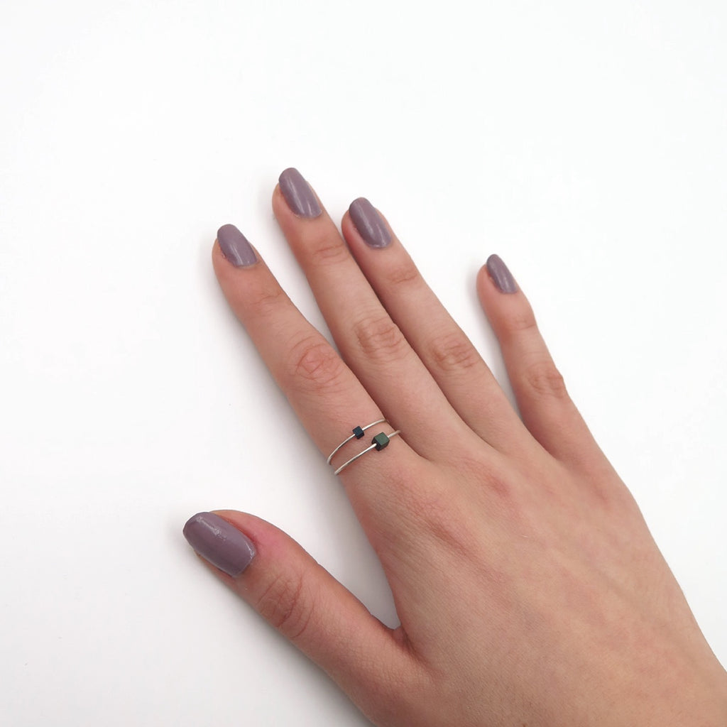 Planitaki Ring in Silver & Gemstones - Alkisti Jewelry