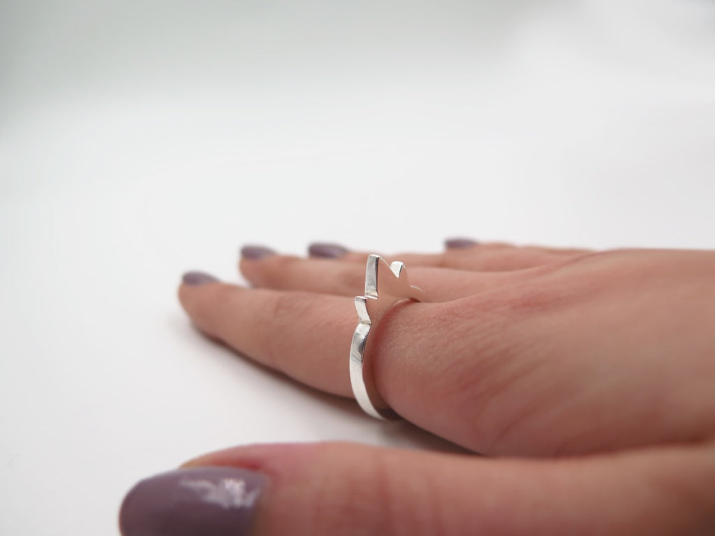 Corona Ring in Bronze/Silver - Alkisti Jewelry