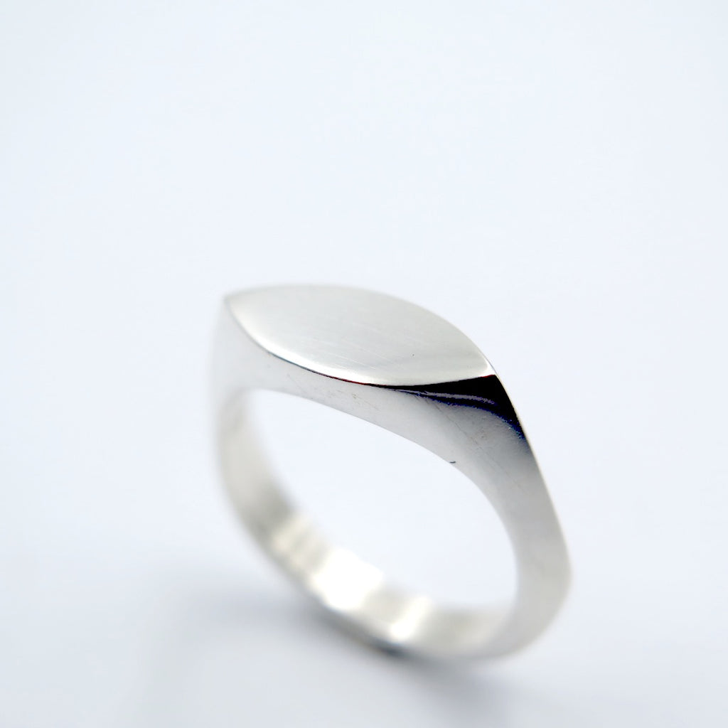 Eye Signet in Bronze/Silver - Alkisti Jewelry