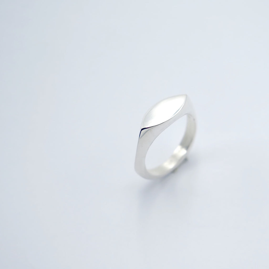 Eye Signet in Bronze/Silver - Alkisti Jewelry