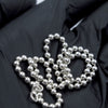 Bubble Chain Choker in Silver - Alkisti Jewelry