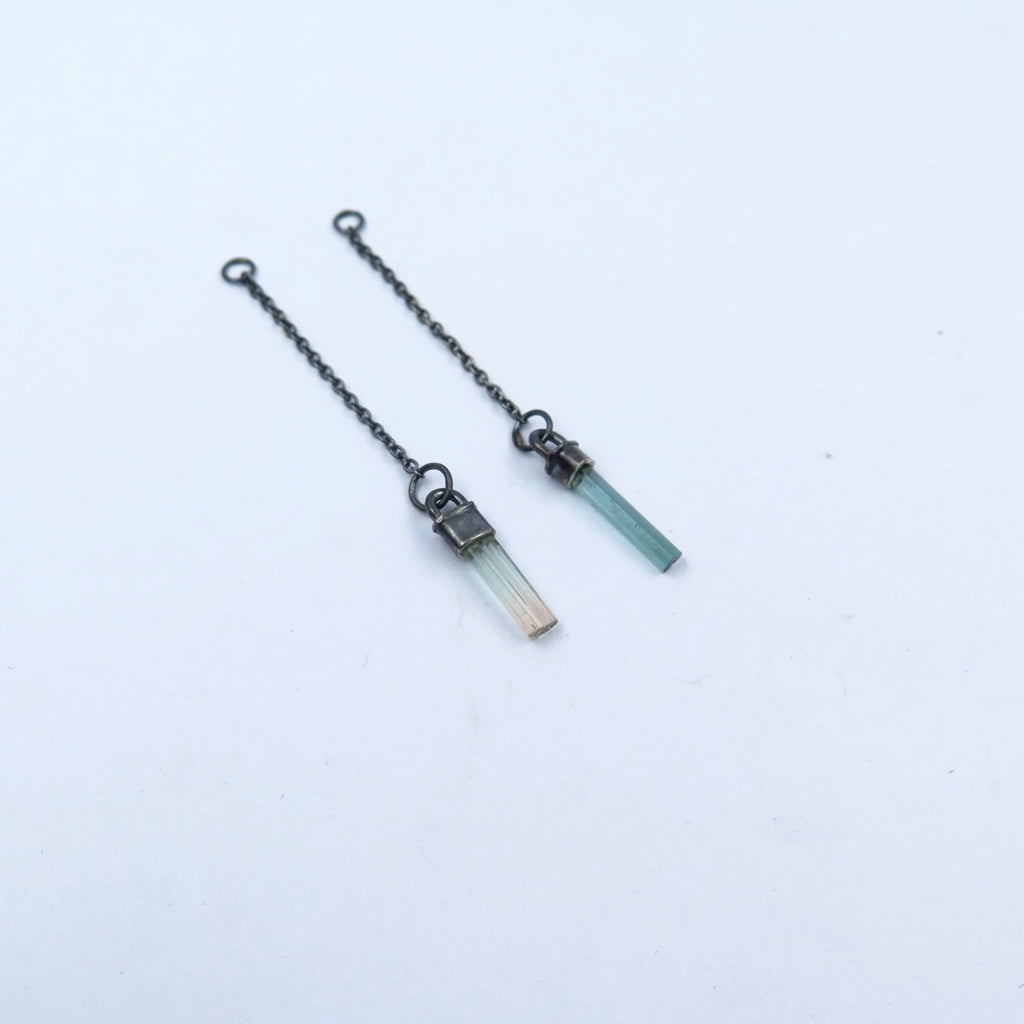 Stalactite Tourmaline Charm Earring Jacket - Alkisti Jewelry