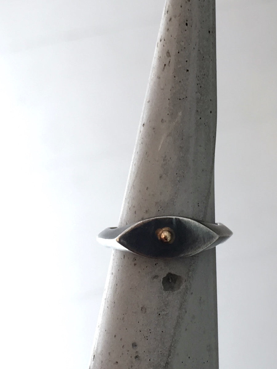 Black Eye Fine Signet - Alkisti Jewelry