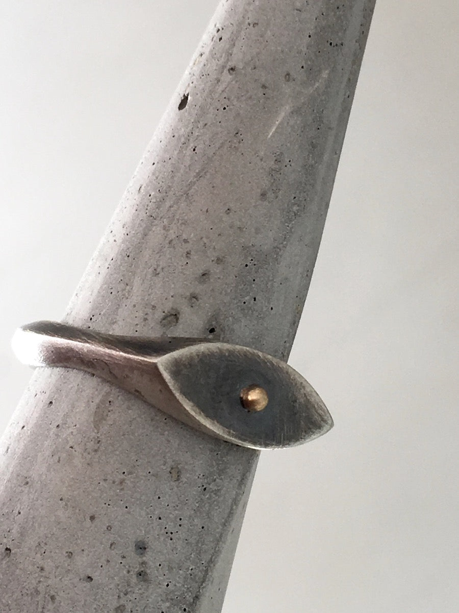 Black Eye Fine Signet - Alkisti Jewelry