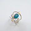 Gladiator Fine Ring in Amazonite - Alkisti Jewelry