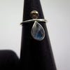 Thin Angel Fine Ring in Moonstone - Alkisti Jewelry