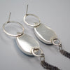 Pentapoda Long Earrings in Larimar - Alkisti Jewelry