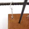 Pendulum Drop Earrings in Bronze/Silver - Alkisti Jewelry