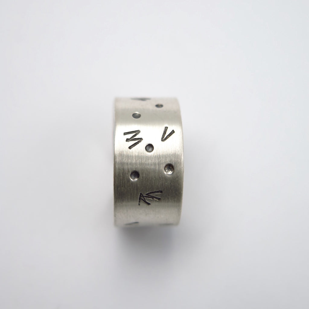 Patterns Ring in Silver - Alkisti Jewelry