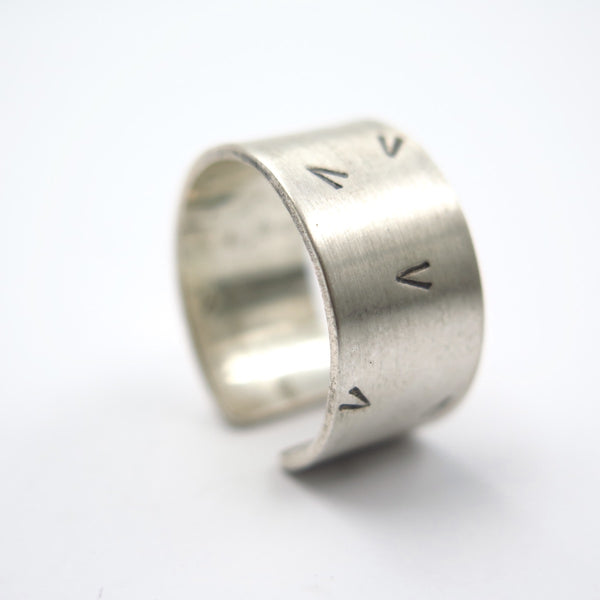 Patterns Ring in Silver - Alkisti Jewelry