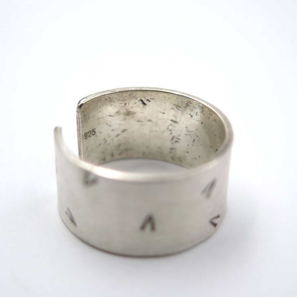 Patterns Ring in Silver - Alkisti Jewelry