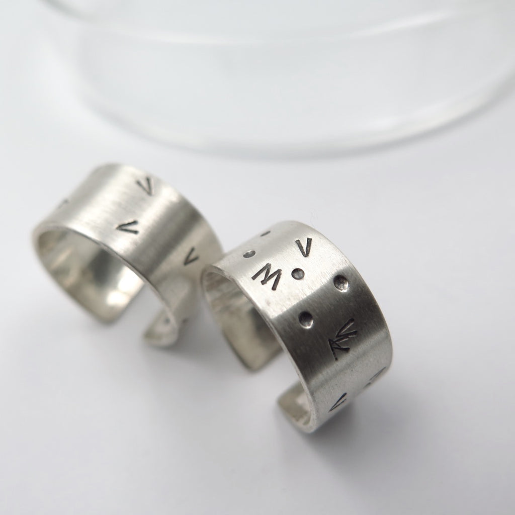 Patterns Ring in Silver - Alkisti Jewelry