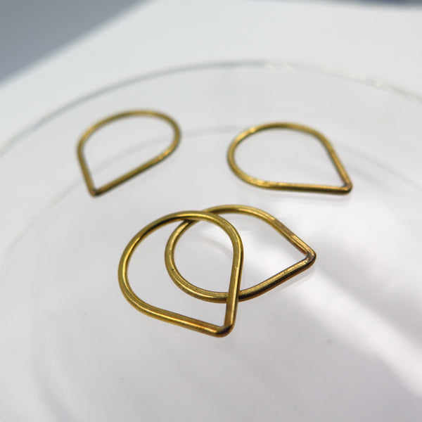 Drop Ring in Bronze - Alkisti Jewelry