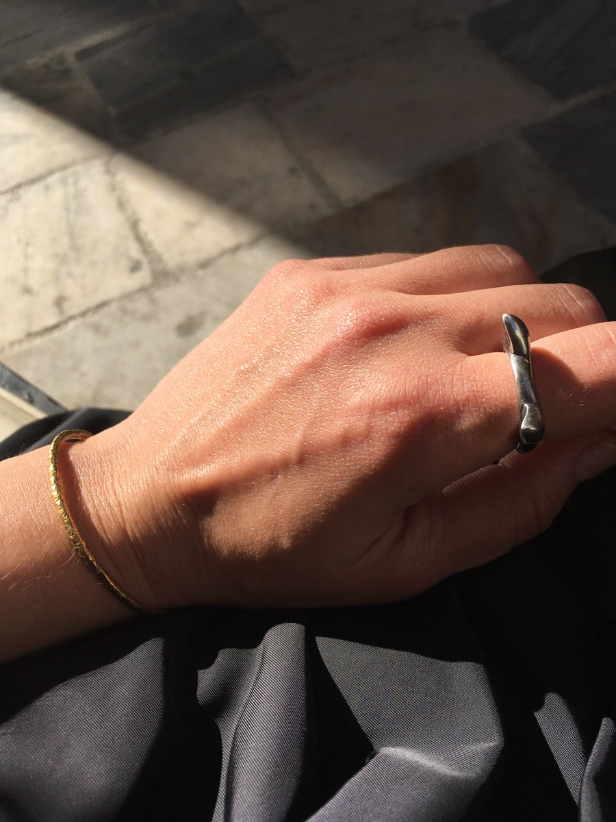 Cat Ring in Silver - Alkisti Jewelry