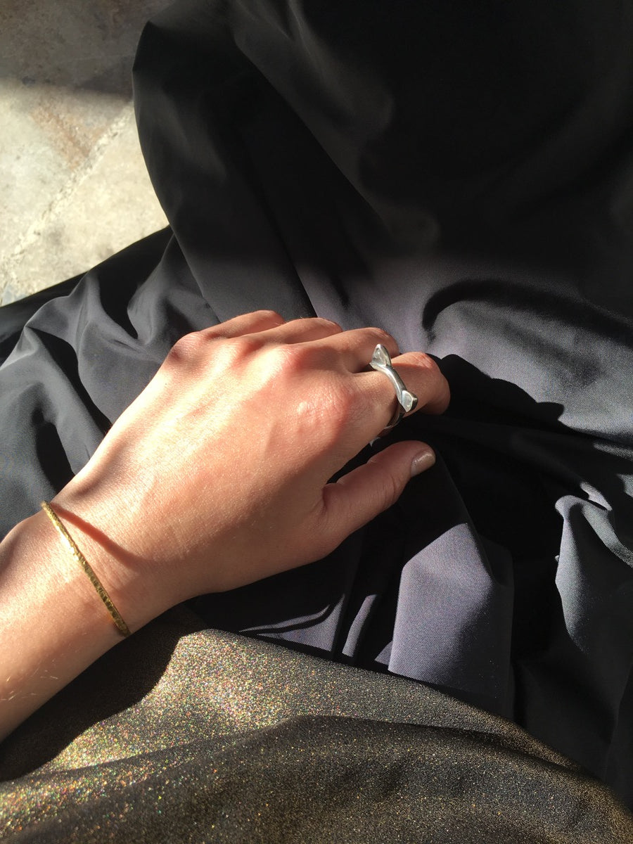 Cat Ring in Silver - Alkisti Jewelry