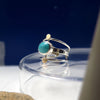 Gladiator Fine Ring in Turquoise - Alkisti Jewelry