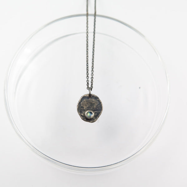 Grunge Love Fine Necklace in Moonstone - Alkisti Jewelry