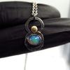 Monsteraki Fine Necklace in Opal - Alkisti Jewelry