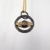 Eye Fine Charm in 14K Gold & Opal - Alkisti Jewelry