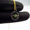 Eye Fine Charm in 14K Gold & Opal - Alkisti Jewelry