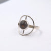 Warrior Ring in orange Labradorite - Alkisti Jewelry