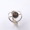 Warrior Ring in orange Labradorite - Alkisti Jewelry