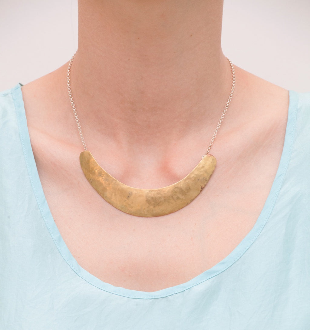 Grecian Necklace in Bronze - Alkisti Jewelry