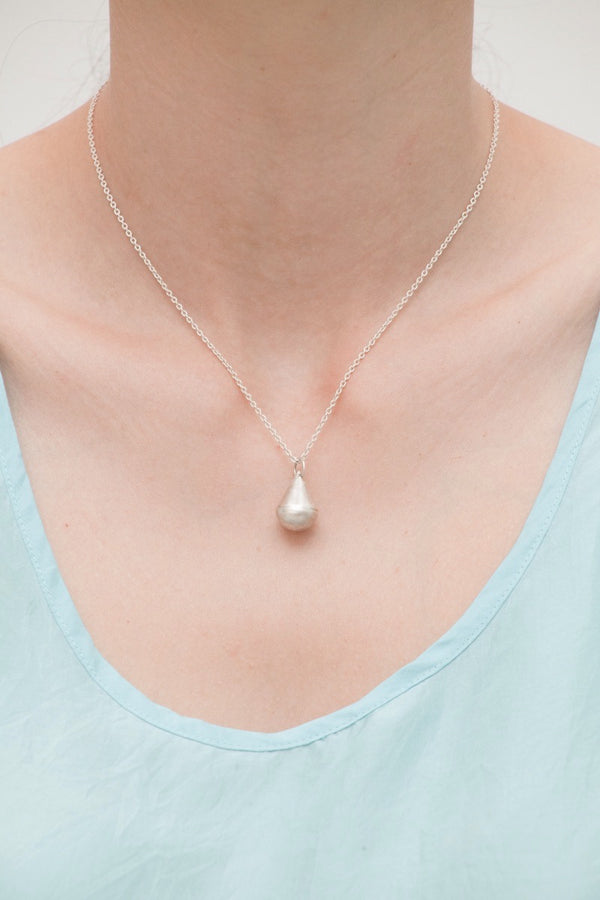 Droplet Necklace in Bronze/Silver/14K Gold - Alkisti Jewelry